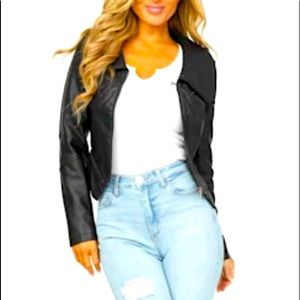 Guess Faux leather Jacket Medium